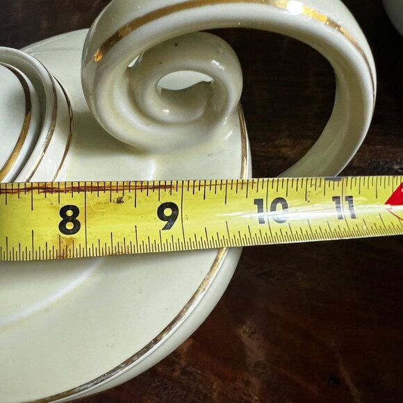 1940's Autumn Leaf Hall Superior Aladdin Tea Pot And Infuser - Picture 4 of 8